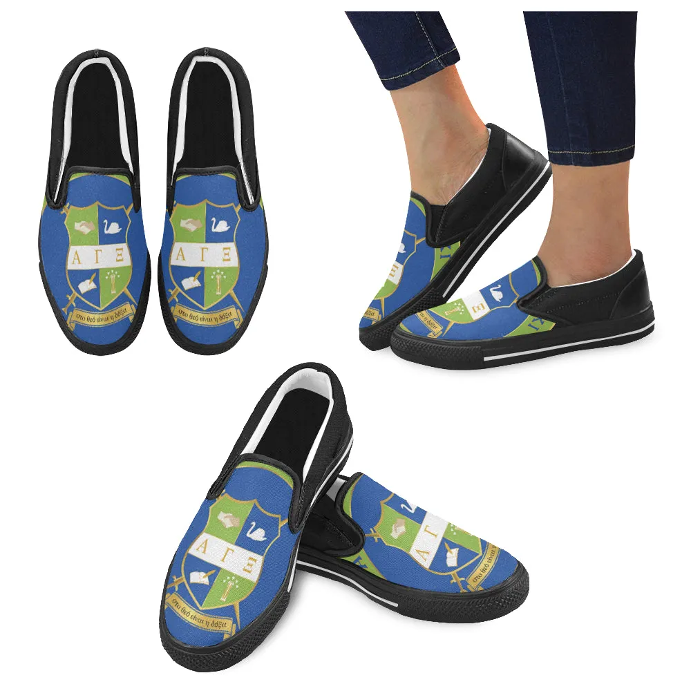 AGXiVector Crest Slip-on Canvas Shoes