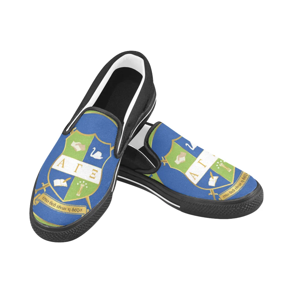 AGXiVector Crest Slip-on Canvas Shoes