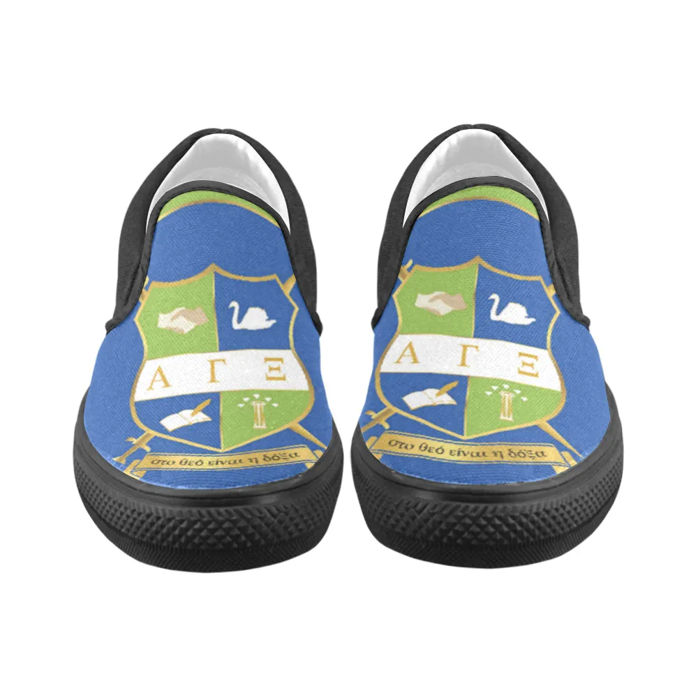 AGXiVector Crest Slip-on Canvas Shoes