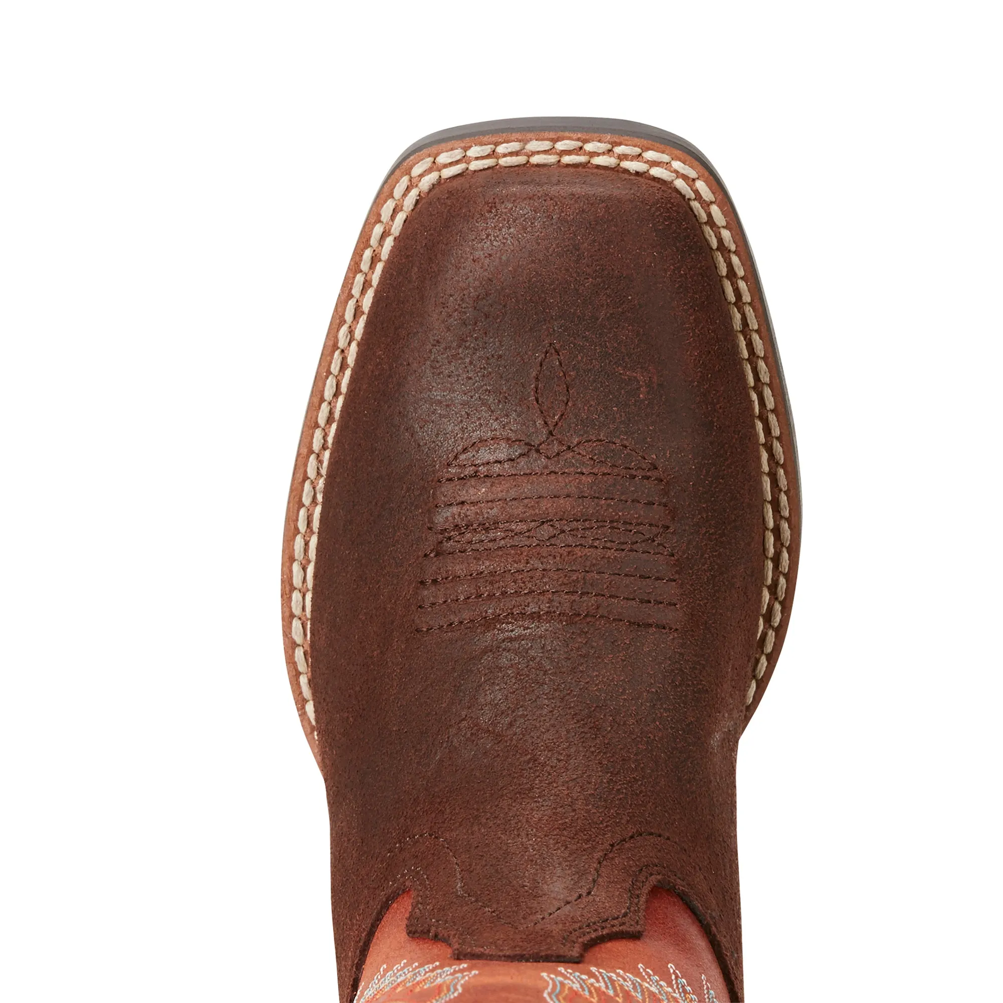 'Ariat' Youth 8" Hoolihan Alamo - Orange / Brown