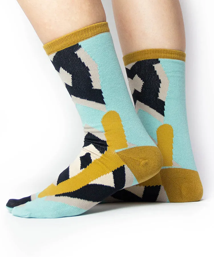 Blue Green Geta Tabi Socks / High Quality Geta Socks