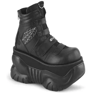 BOXER-70 DemoniaCult Alternative Footwear Unisex Platform Ankle Boots