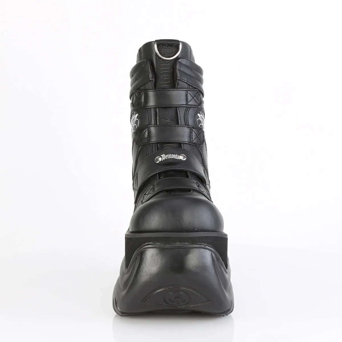BOXER-70 DemoniaCult Alternative Footwear Unisex Platform Ankle Boots