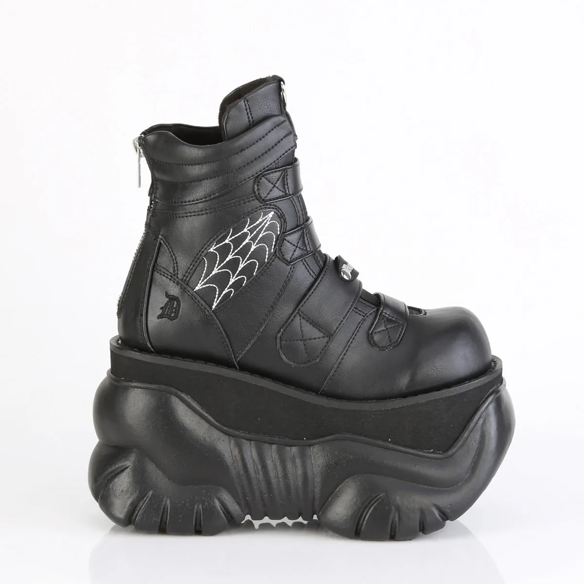 BOXER-70 DemoniaCult Alternative Footwear Unisex Platform Ankle Boots
