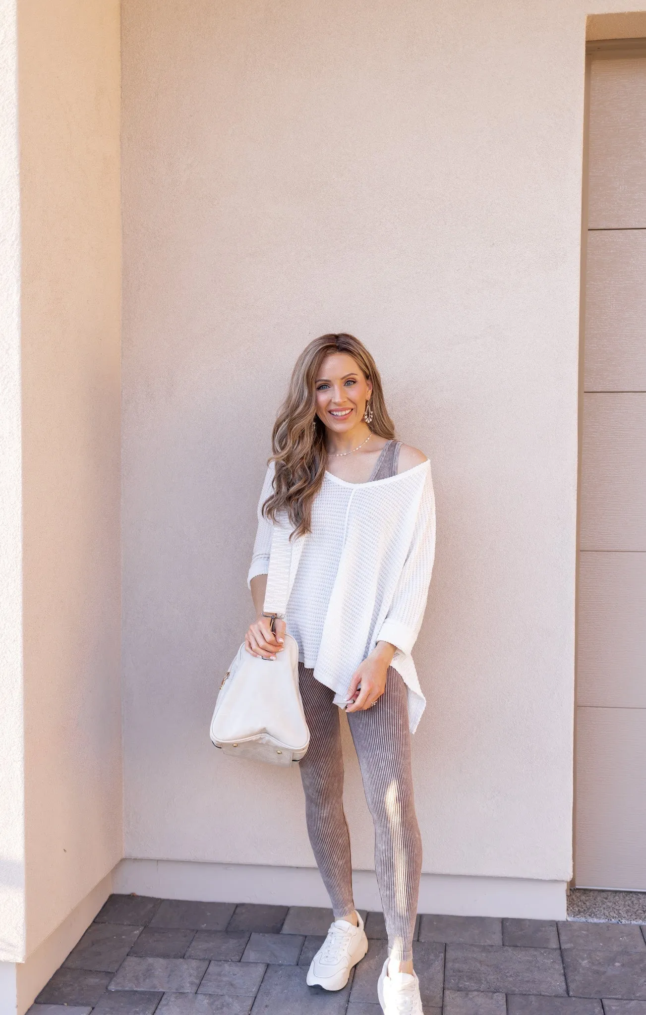 Chasing Comfort Waffle Knit Top