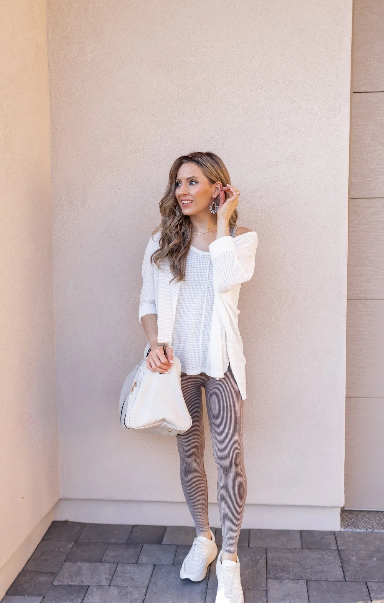 Chasing Comfort Waffle Knit Top