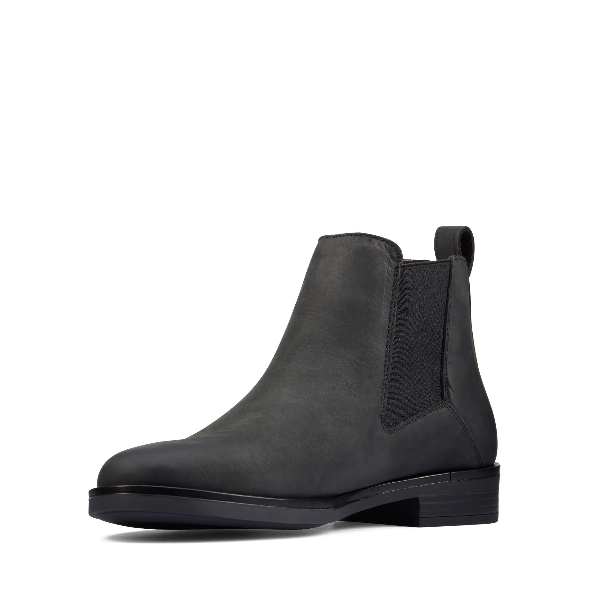 Clarks Women Boots -  Memi Top Black Leather