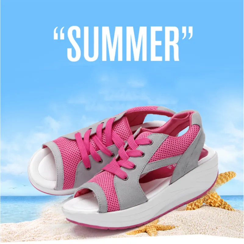 Cuzcare Women Sandal Breathable Comfortable Cushion Soft Lightweight Anti Slip Fashion Sandal