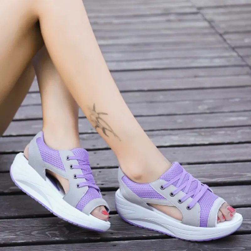 Cuzcare Women Sandal Breathable Comfortable Cushion Soft Lightweight Anti Slip Fashion Sandal