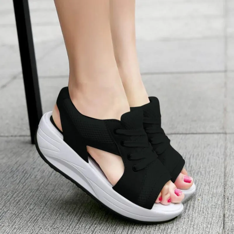Cuzcare Women Sandal Breathable Comfortable Cushion Soft Lightweight Anti Slip Fashion Sandal