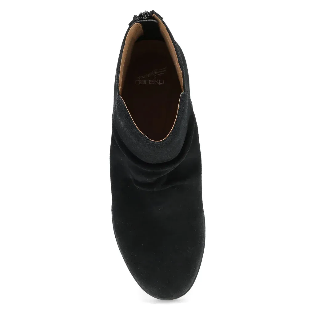 Dansko Stephanie Boot Black Waterproof Suede Women's