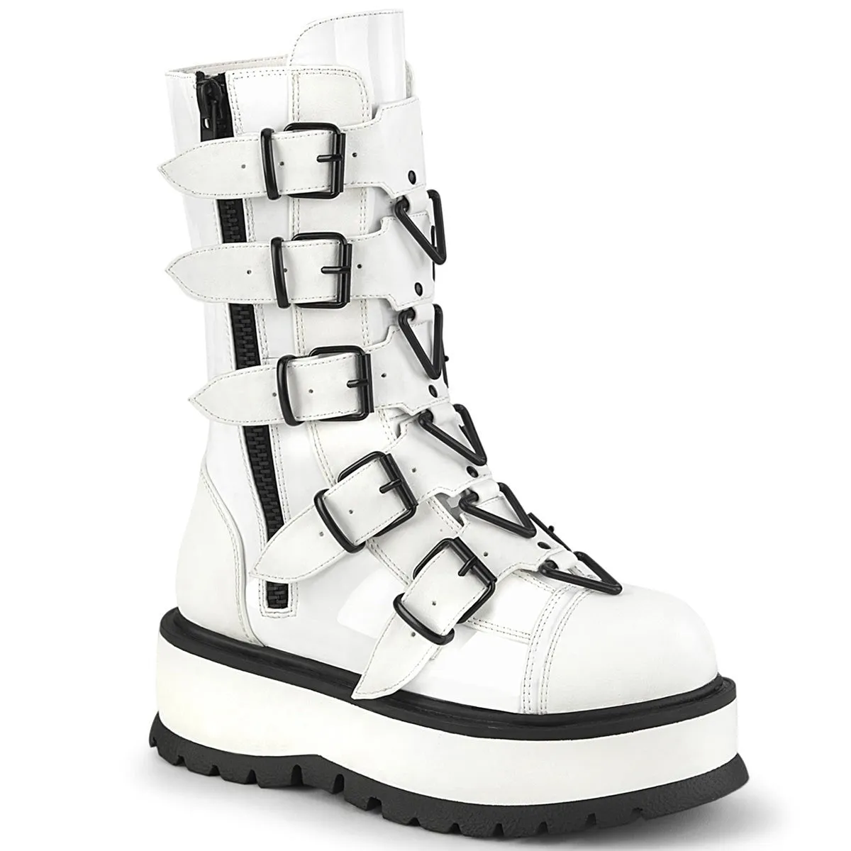 DemoniaCult Slacker 160 Womens Platform Calf Length Boots