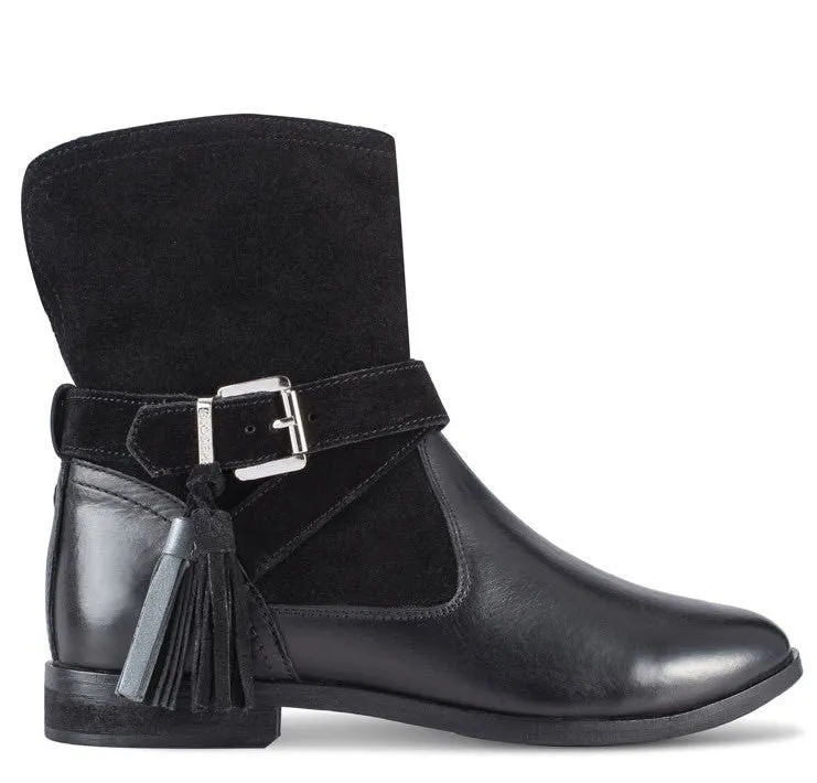 Gioseppo Vermont Black Leather Boots