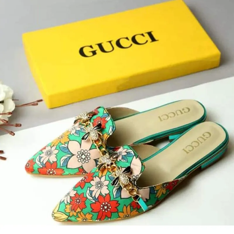 GU Floral Pumps Shoes for Women-#1013 #22