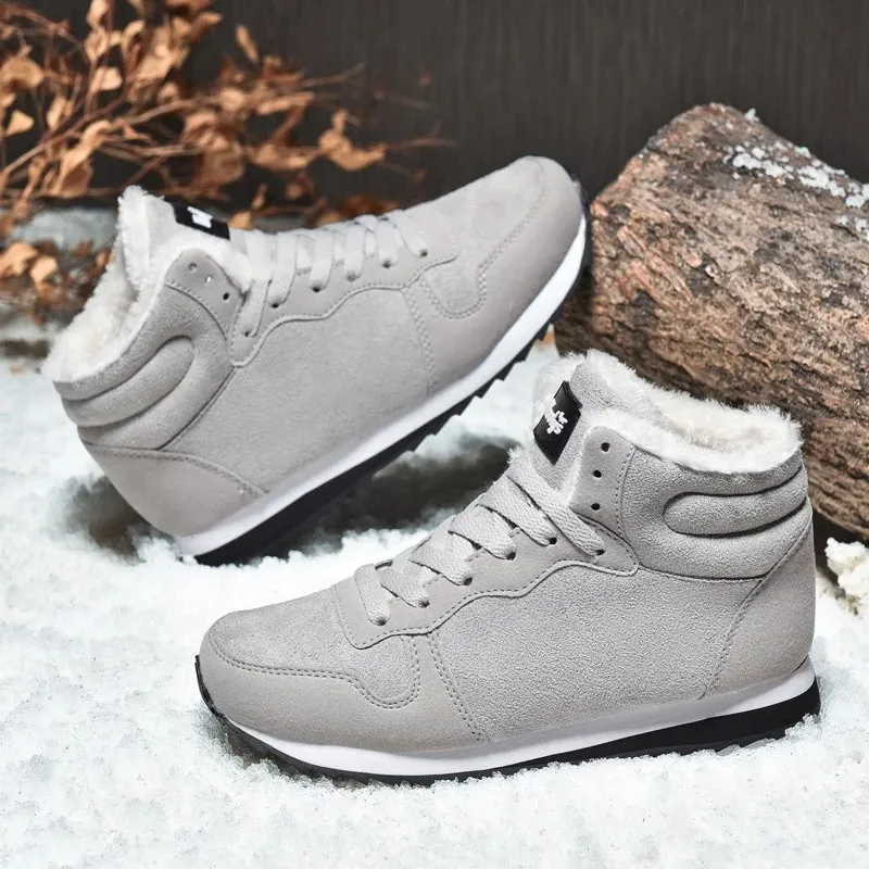 Landvik - Winterlaarzen voor Dames – Warme Sneakers met Bontvoering en Antislipzool