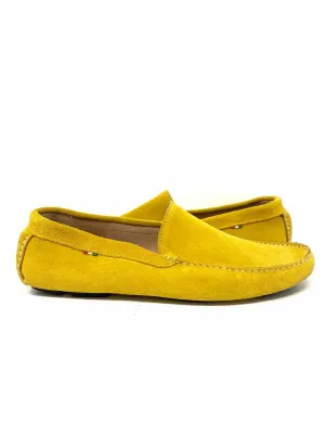 LAS Men's Yellow Moccasin Shoe Size 44/10 Loafers