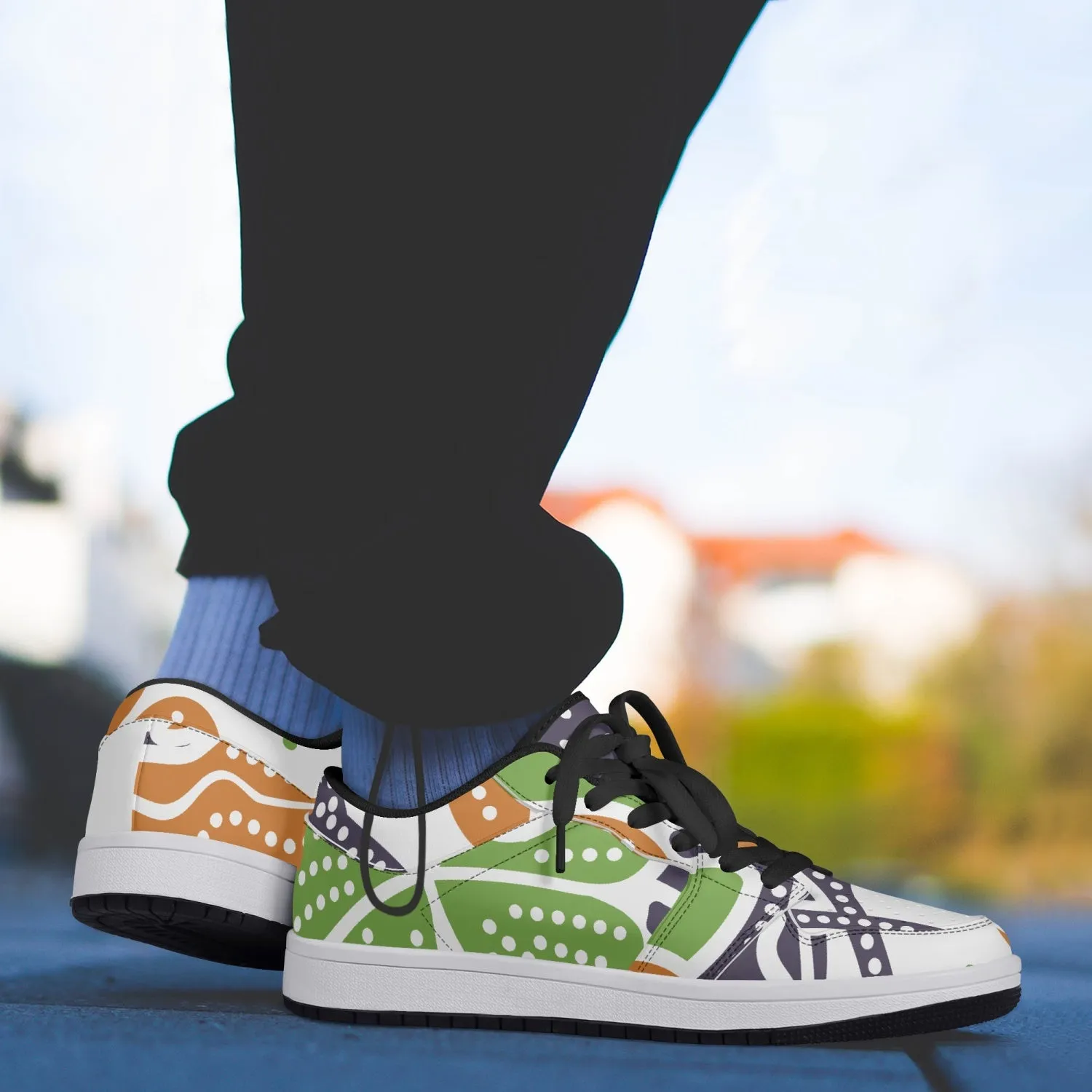 Leather Sneakers, Batik Style