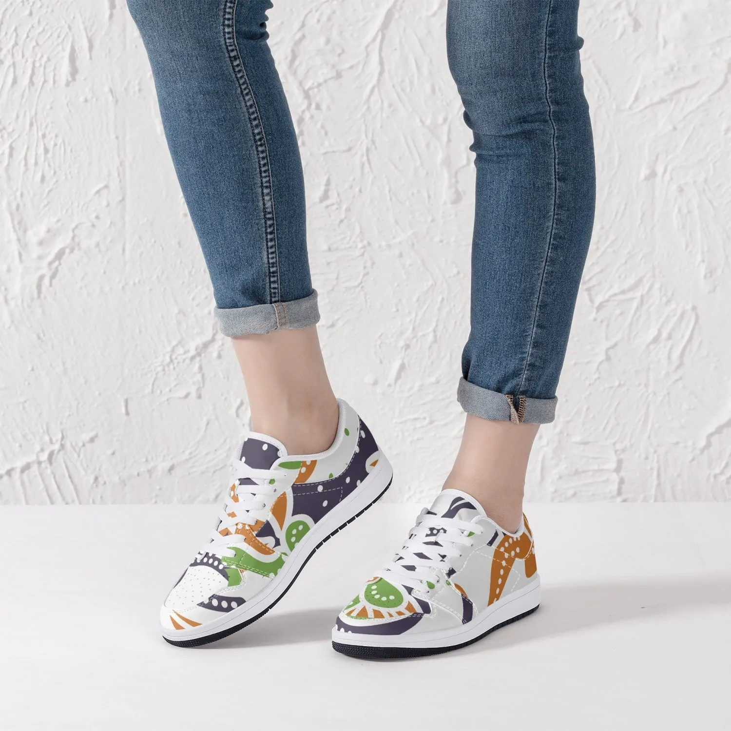 Leather Sneakers, Batik Style