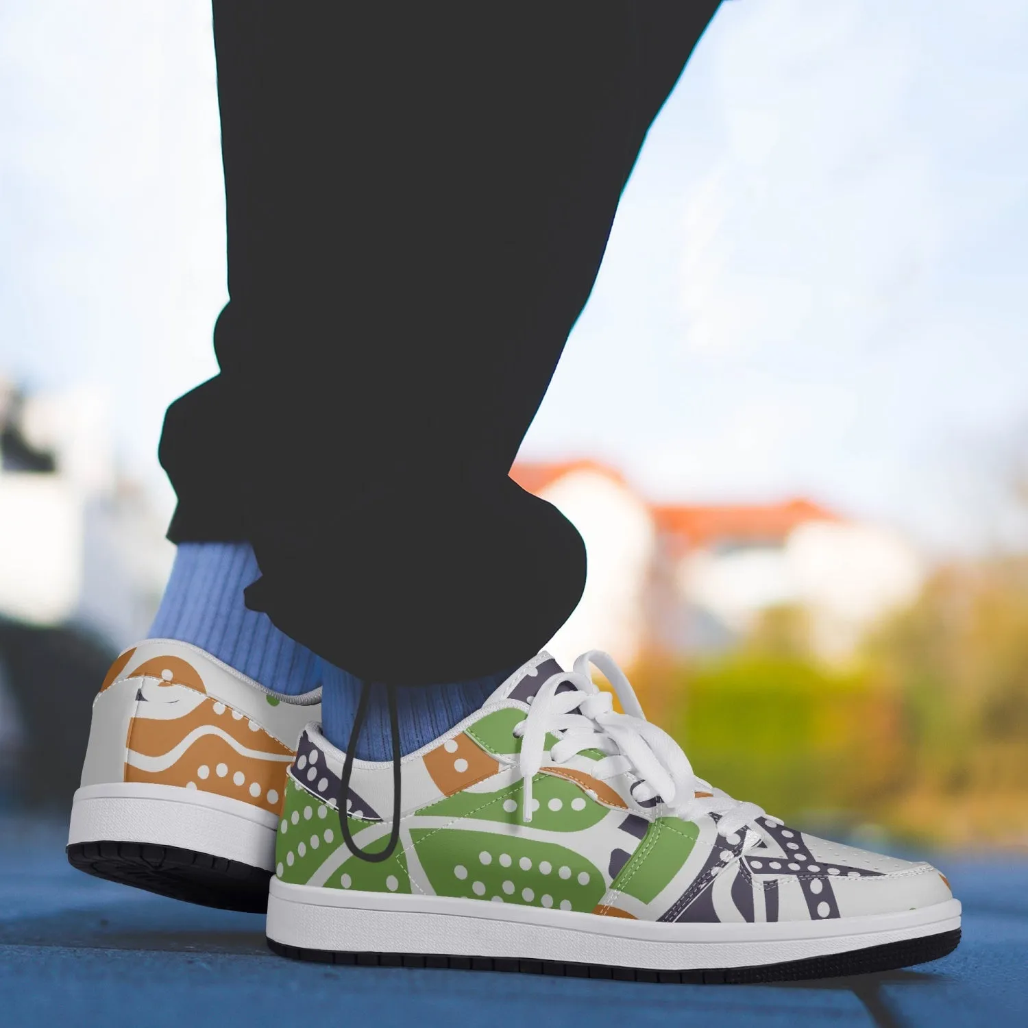 Leather Sneakers, Batik Style