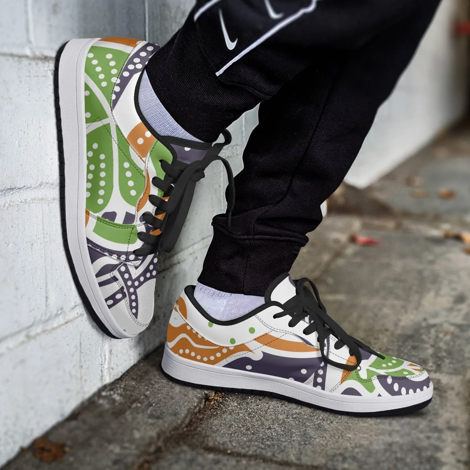 Leather Sneakers, Batik Style