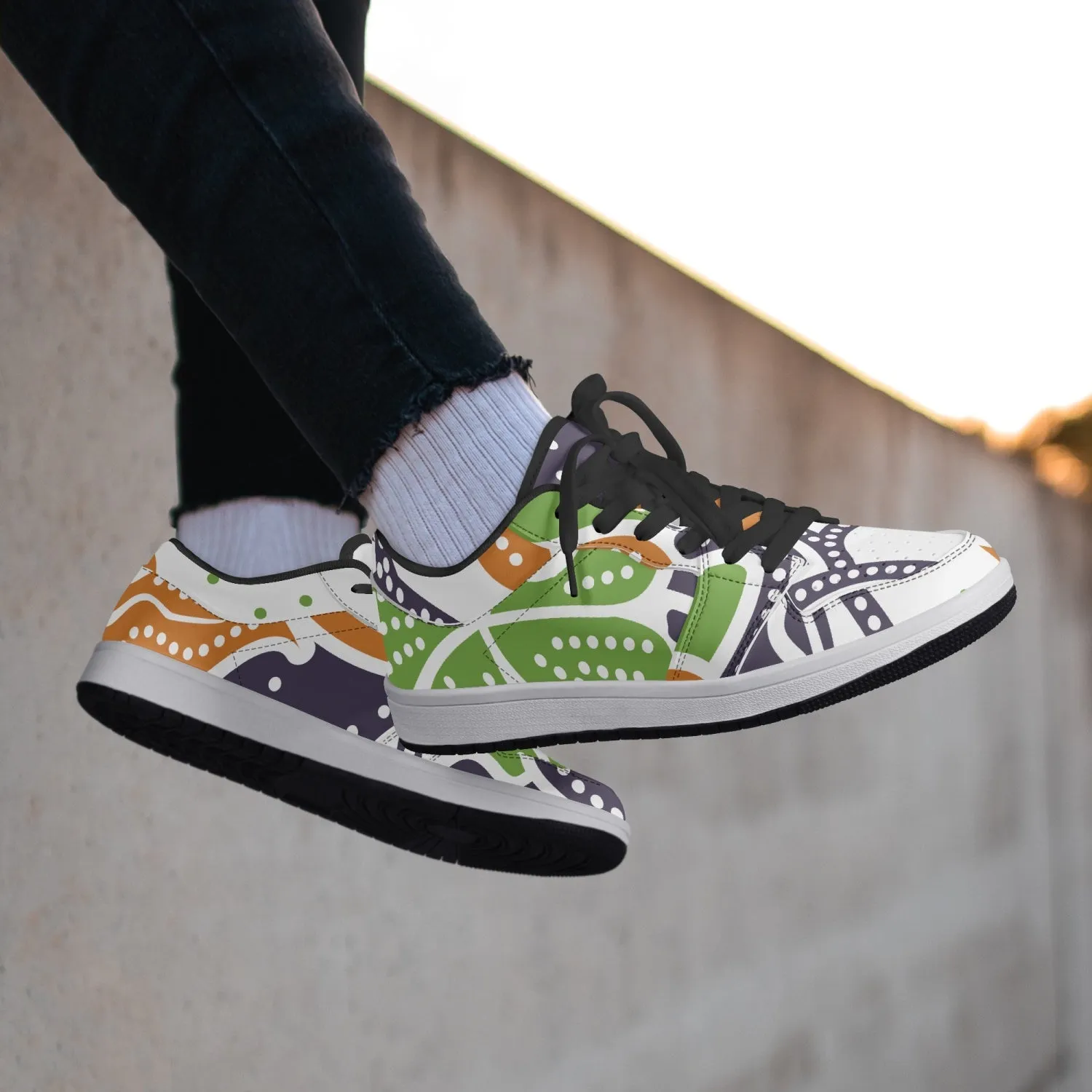 Leather Sneakers, Batik Style