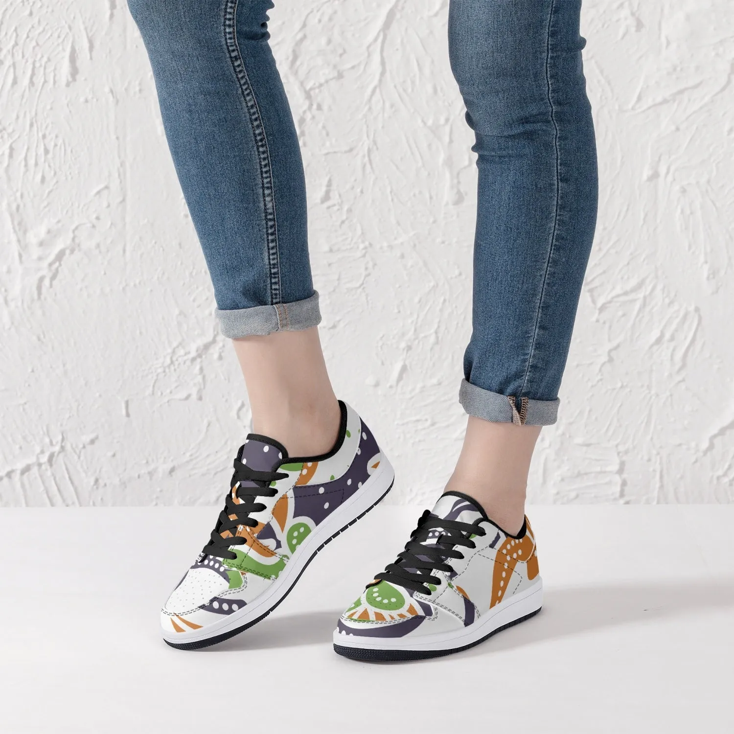 Leather Sneakers, Batik Style