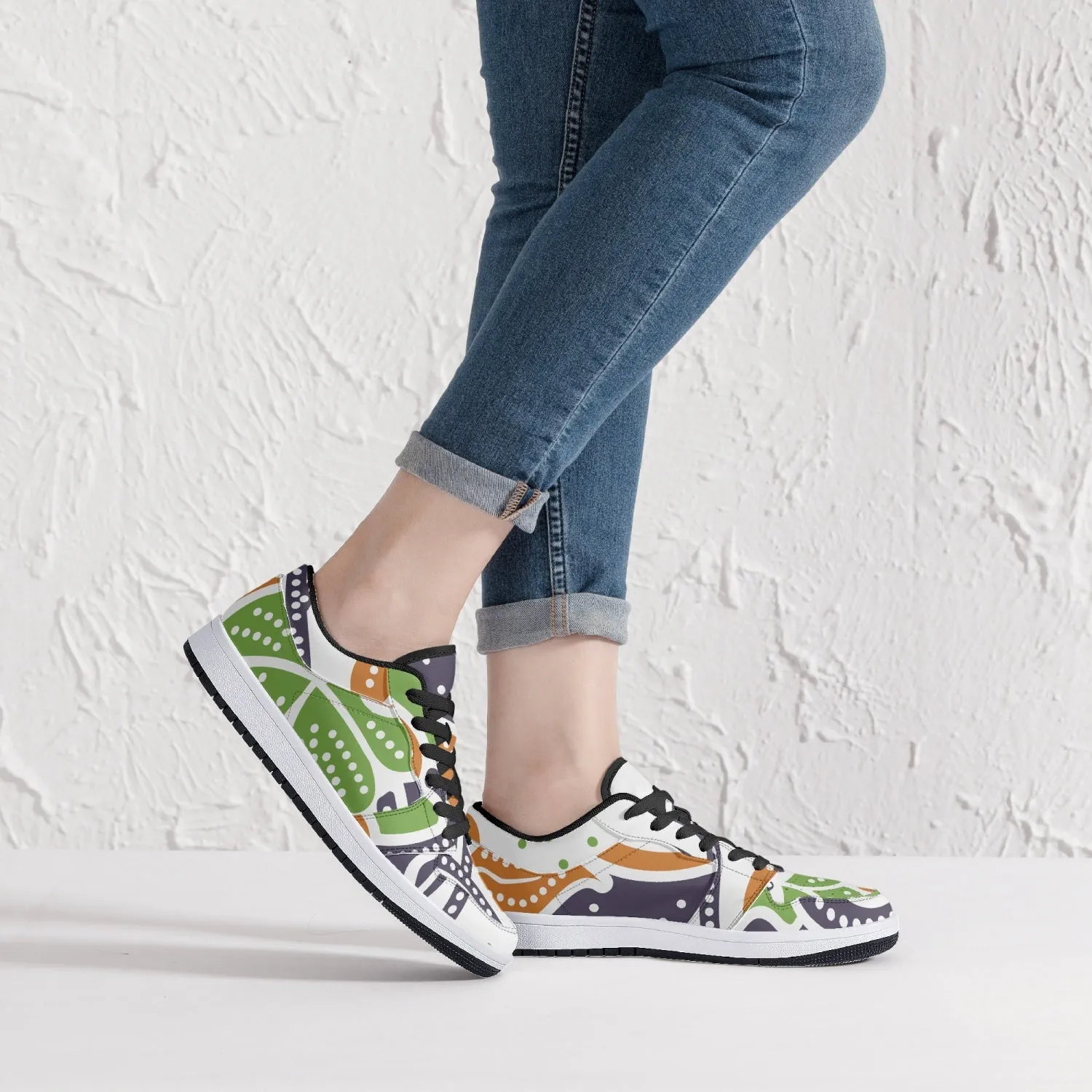 Leather Sneakers, Batik Style