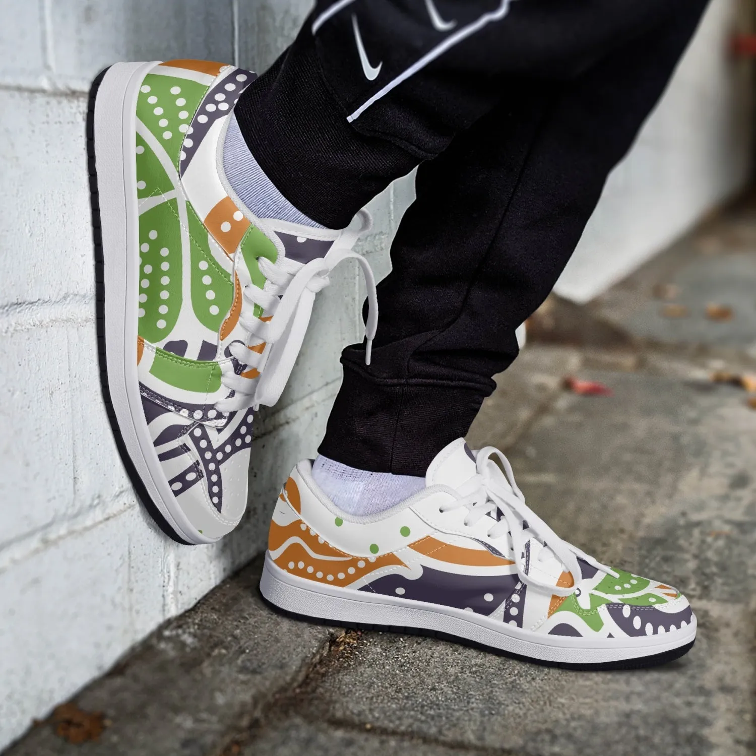 Leather Sneakers, Batik Style
