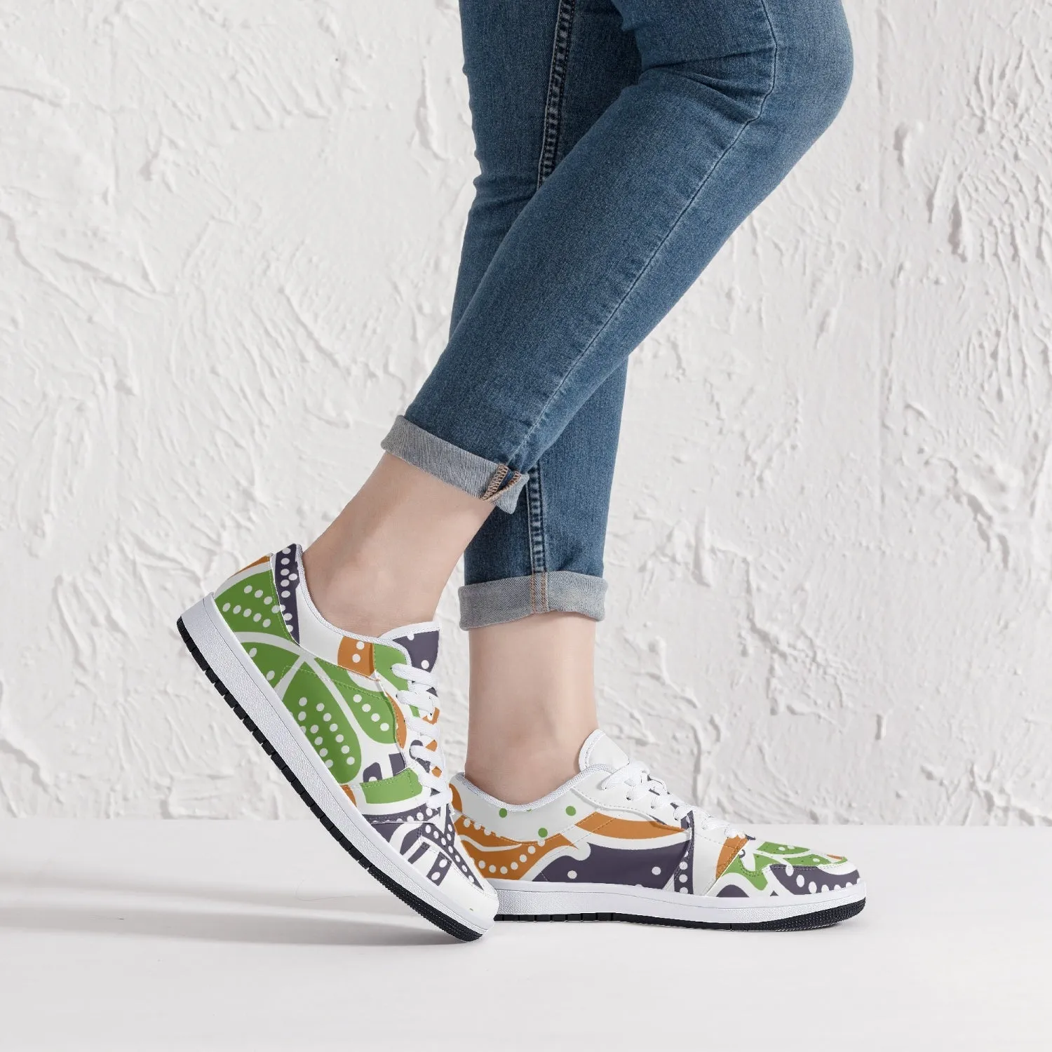 Leather Sneakers, Batik Style