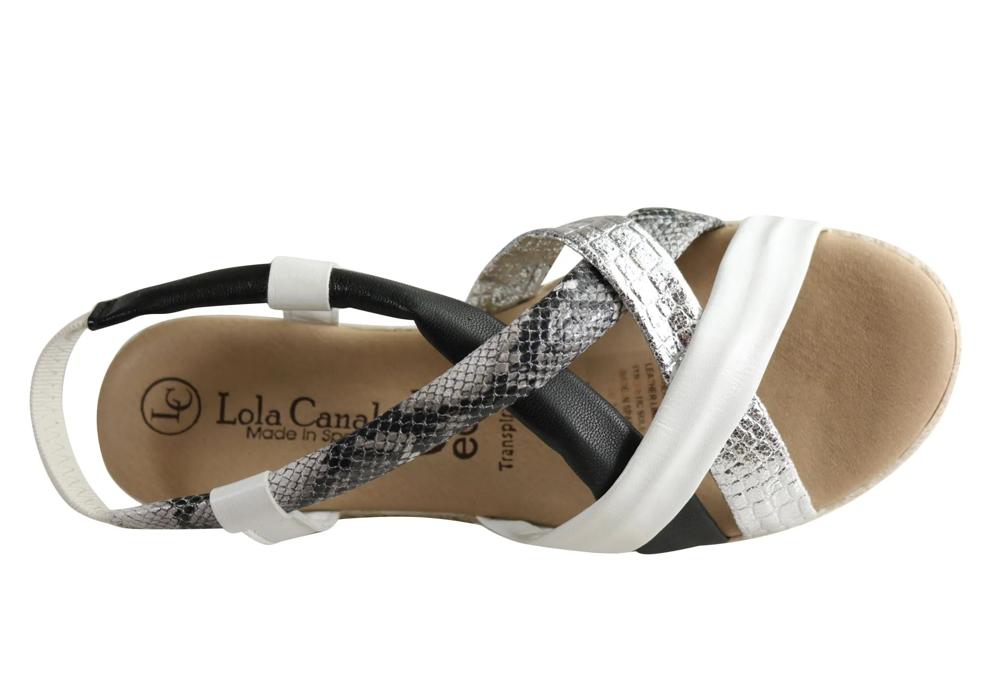Lola Canales Yasmine Womens Comfortable Leather Sandals Made In Spain