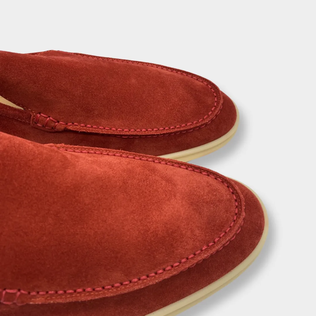 LORO PIANA 'Summer Walk' style suede loafers