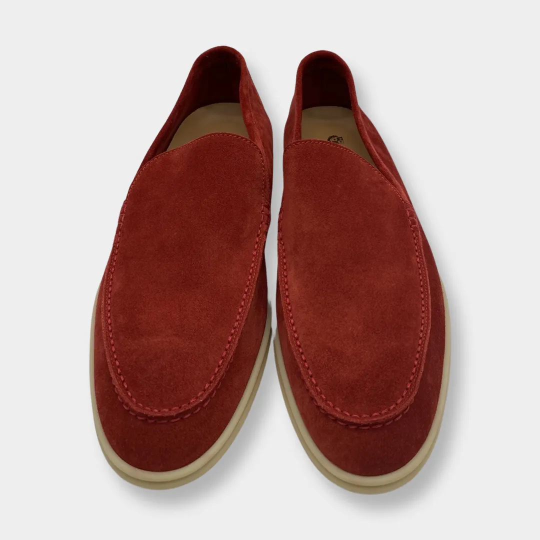 LORO PIANA 'Summer Walk' style suede loafers