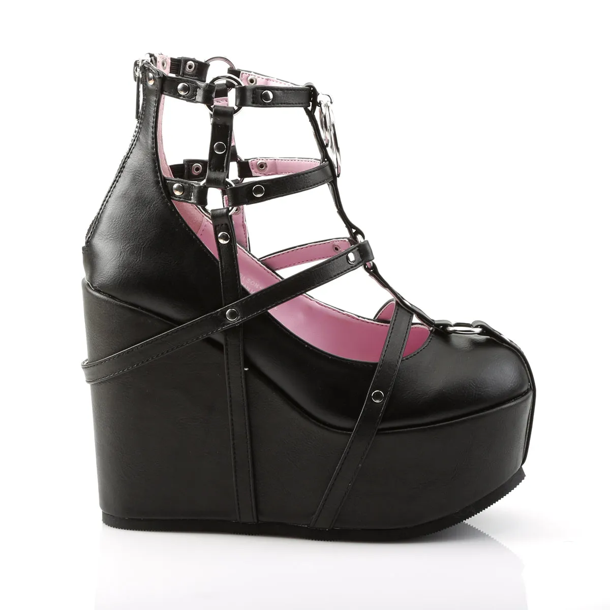 POISON-25-1 Demoniacult Alternative Footwear Women's Ankle Boots