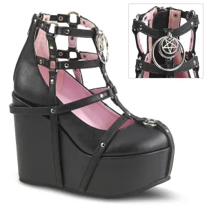 POISON-25-1 Demoniacult Alternative Footwear Women's Ankle Boots