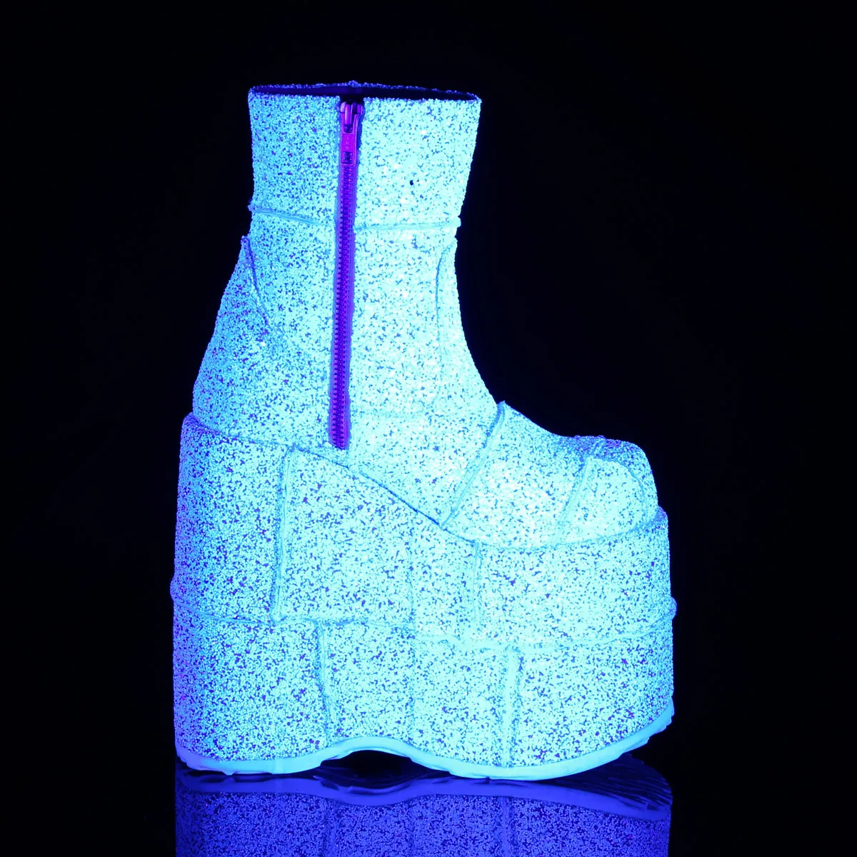 STACK-201G Demoniacult Alternative Footwear Unisex Platform Boots