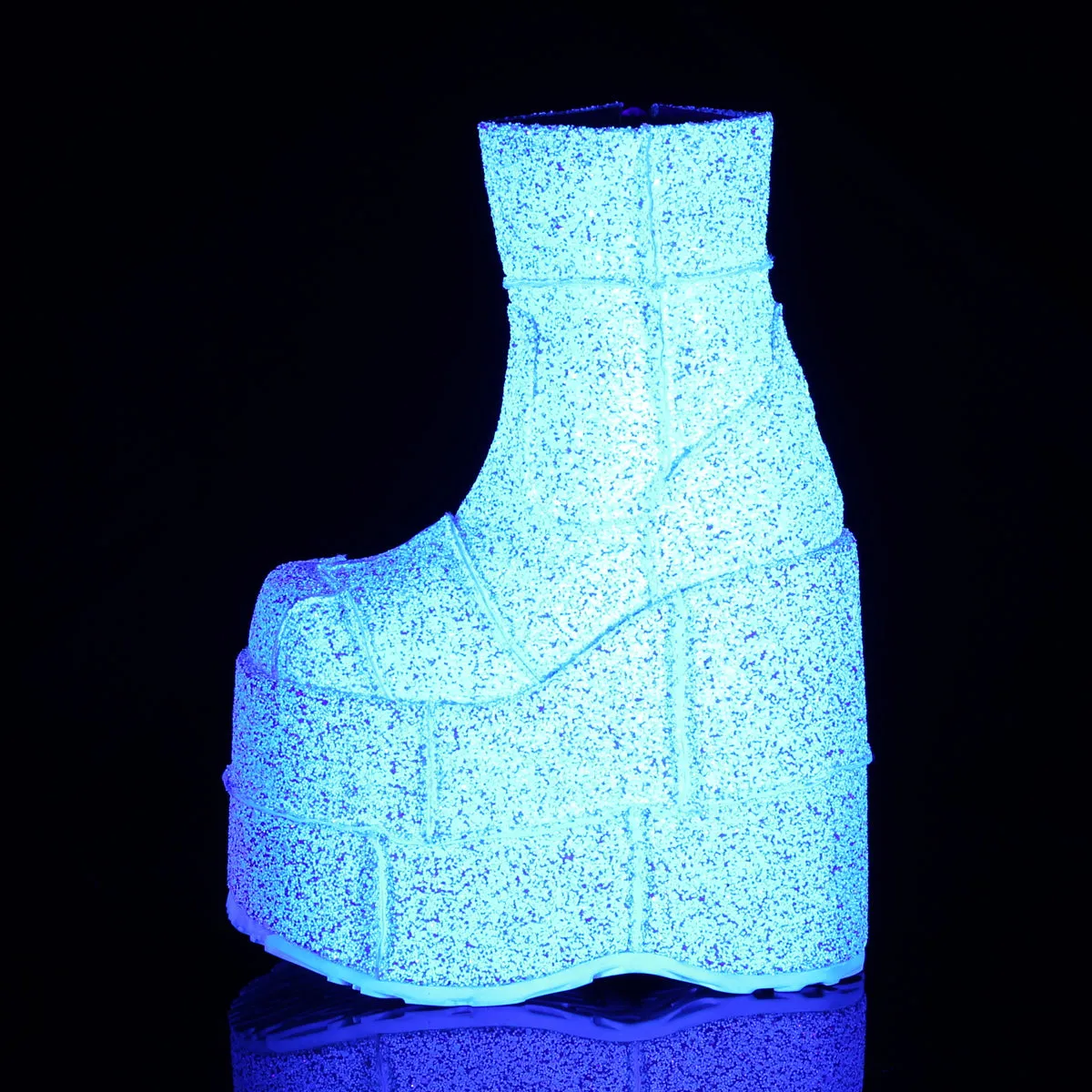 STACK-201G Demoniacult Alternative Footwear Unisex Platform Boots