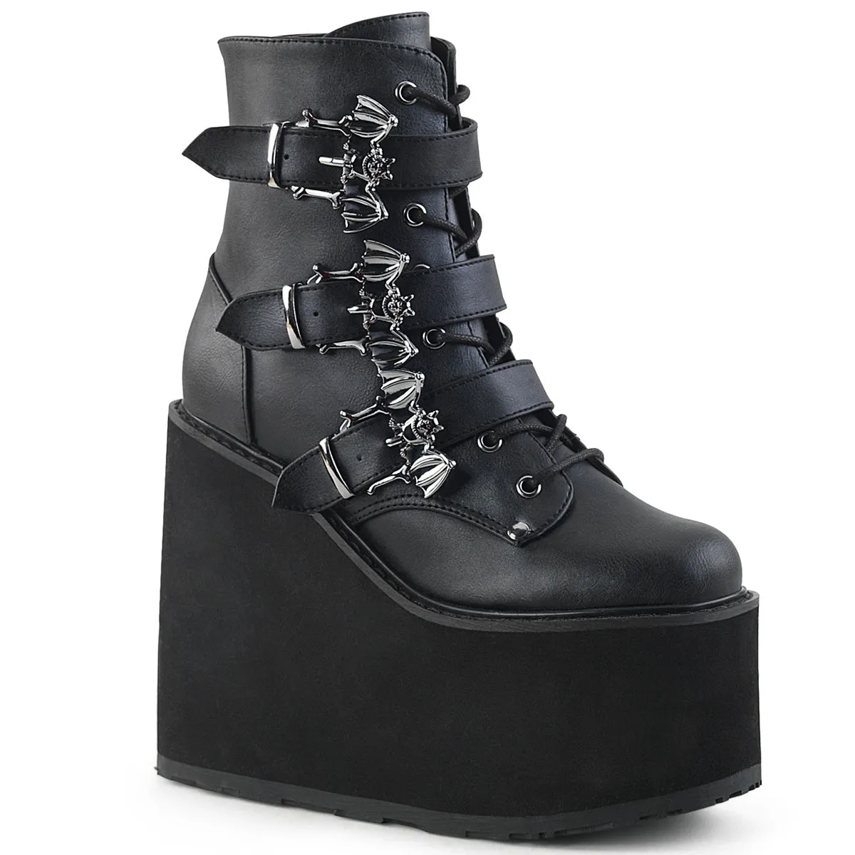 SWING-103 Demoniacult Alternative Footwear Women's Ankle Boots