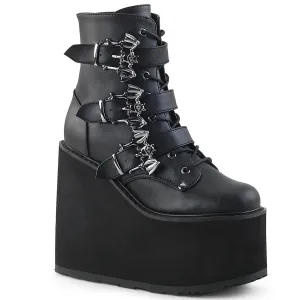 SWING-103 Demoniacult Alternative Footwear Women's Ankle Boots