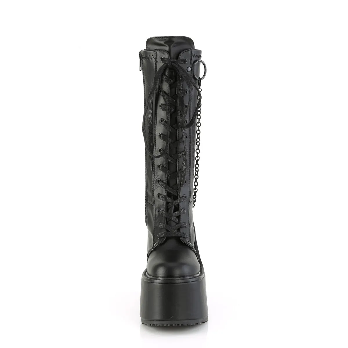 SWING-150 Demoniacult Alternative Footwear Women's Knee High Boots