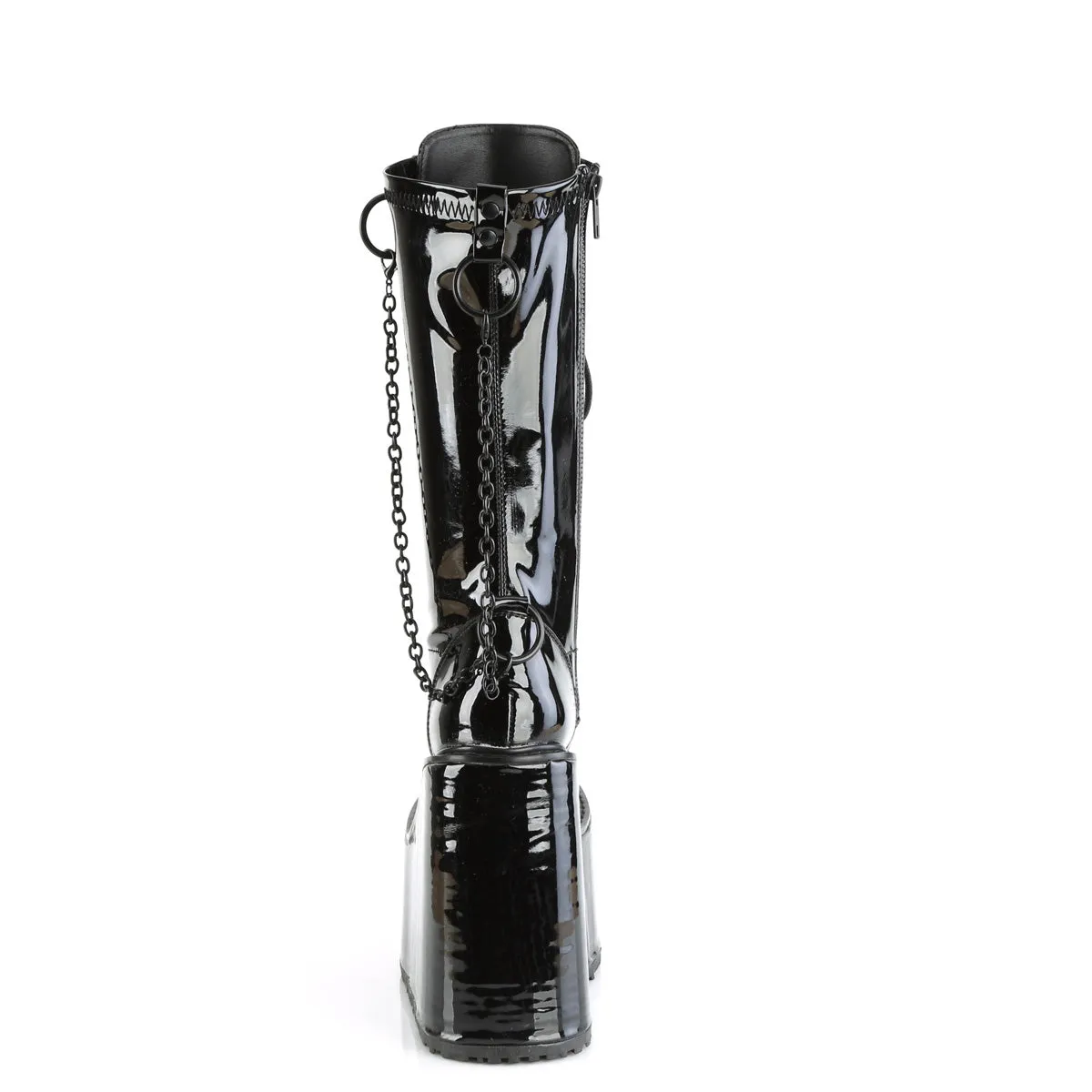 SWING-150 Demoniacult Alternative Footwear Women's Knee High Boots