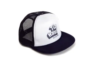 Tin Haul Unisex 55 THC Bubble Logo Blue 100% Polyester Trucker Cap