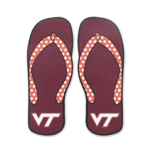 Virginia Tech Flip Flops Decal