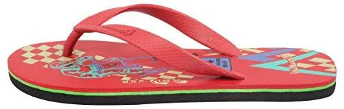 VKC Pride Men's Red Rubber Flip-Flops - 8 UK